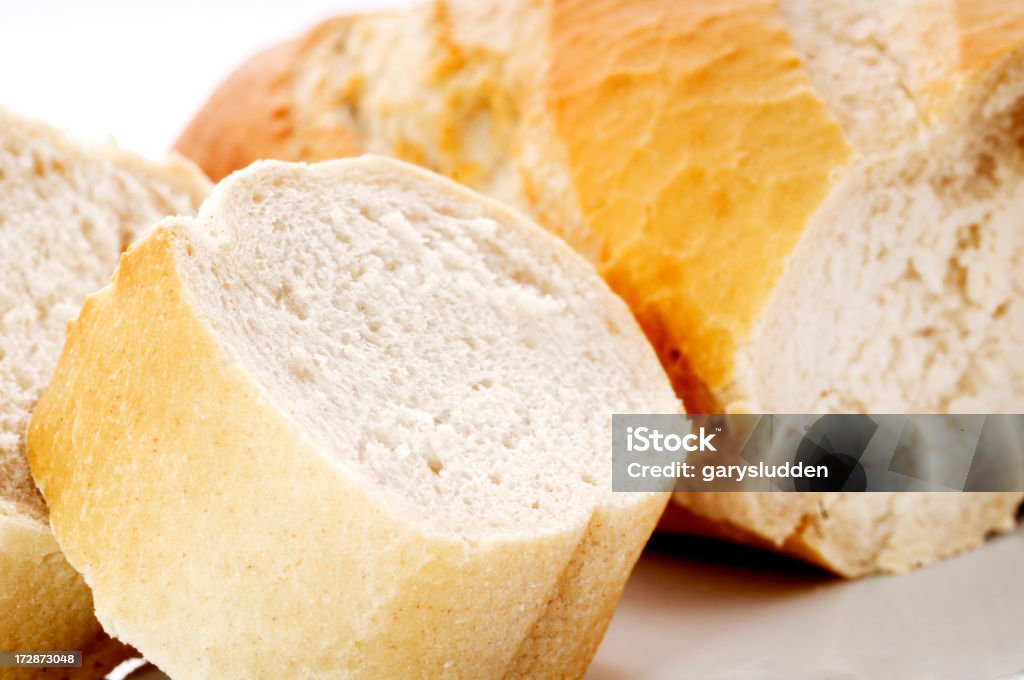 Rodajas de pan francés - Foto de stock de Al horno libre de derechos