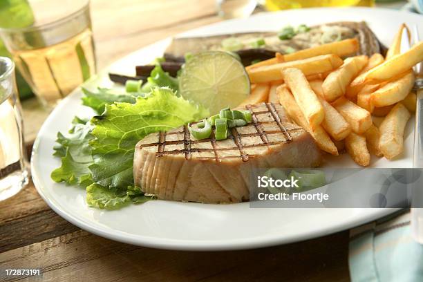 Seafoodstills 참치 스테이크 0명에 대한 스톡 사진 및 기타 이미지 - 0명, 감자 요리, 물고기