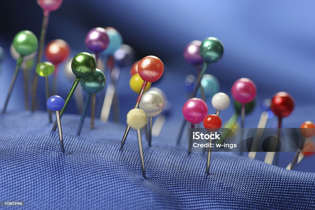 Красочные установление pins - Стоковые фото Абстрактный роялти-фри
