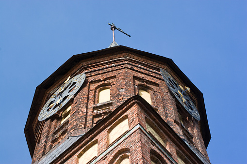 Clock Tower of the Cathedral Roman-Catholic church in Kaliningrad (Königsberg)