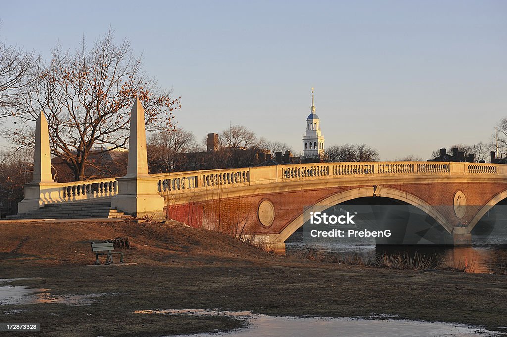 Wochen Memorial Bridge, Harvard - Lizenzfrei Harvard-Universität Stock-Foto