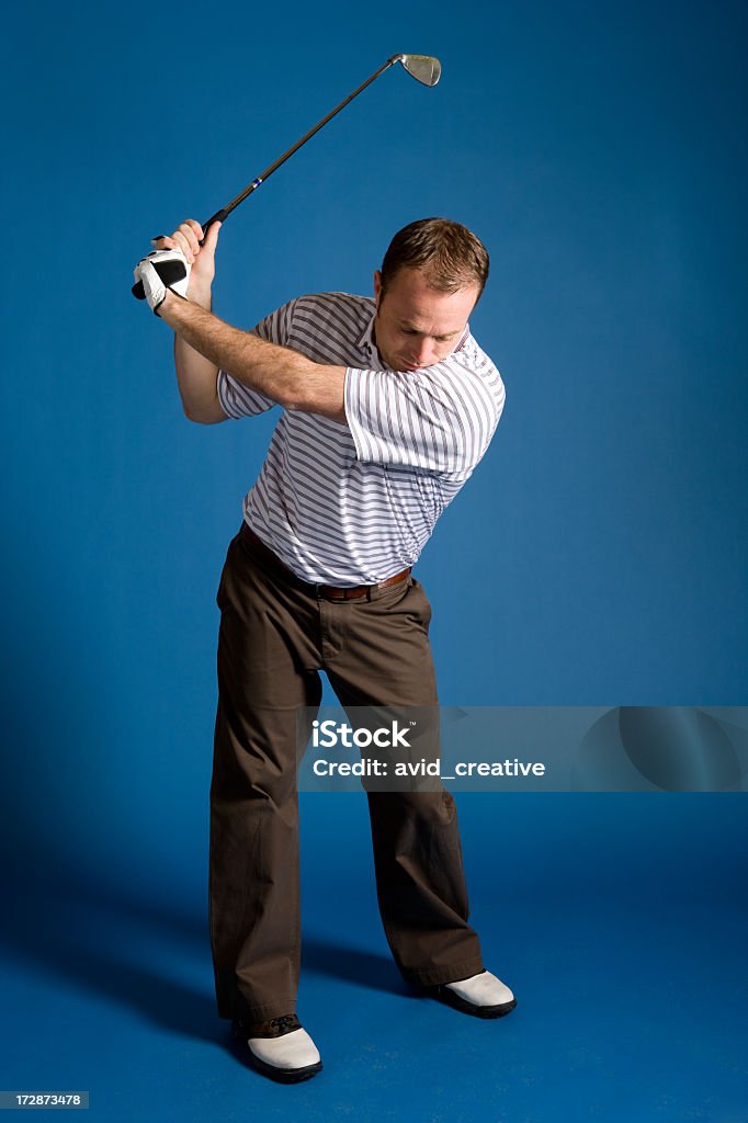 Golf postura de plancha - Foto de stock de 30-39 años libre de derechos