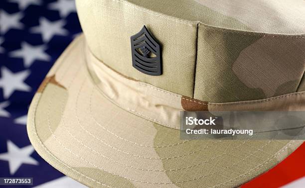 Marinecorpcamouflagekappe Mit Rang Stockfoto und mehr Bilder von 4. Juli - 4. Juli, Am Rand, Amerikanische Flagge