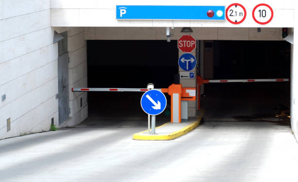 istock parking garage entrance 172873720