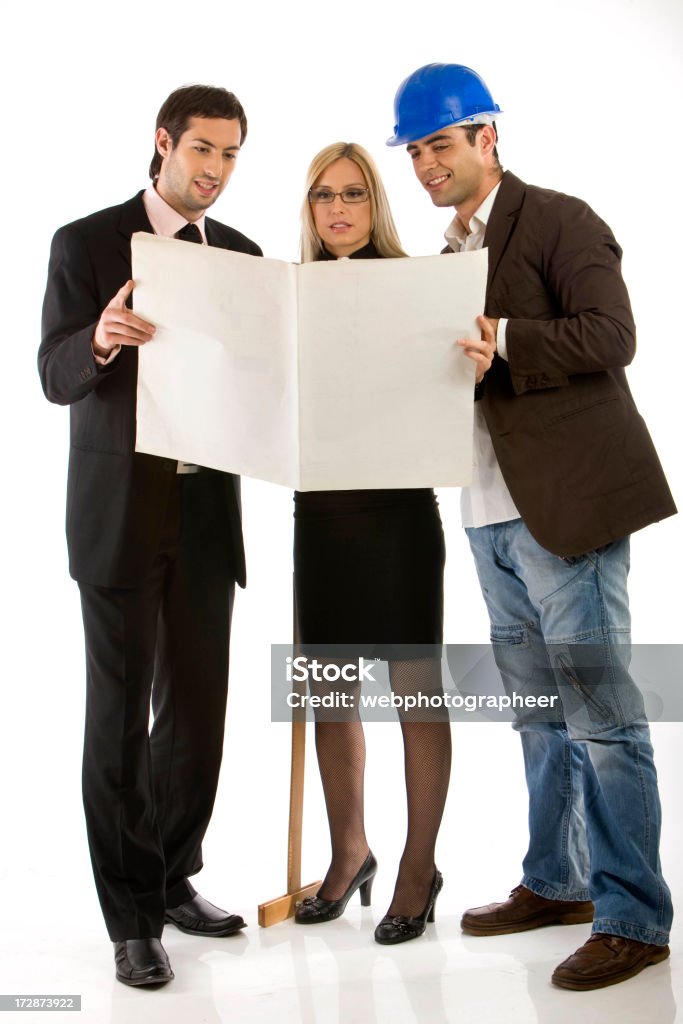 Costruzione del lavoro di squadra - Foto stock royalty-free di Abbigliamento elegante