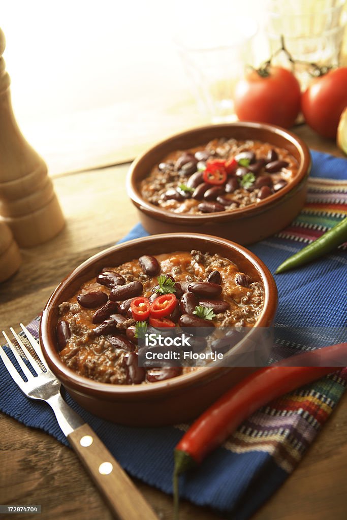 TexMex immagini: Chilli con carne - Foto stock royalty-free di America Latina