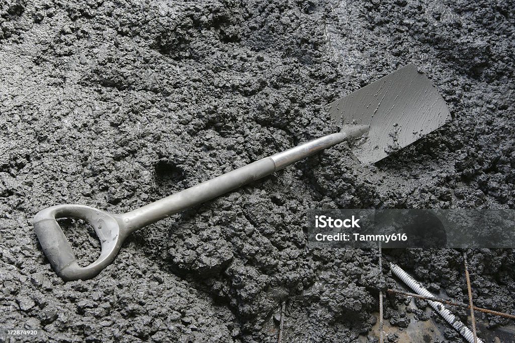 Cemento bagnato - Foto stock royalty-free di Acciaio