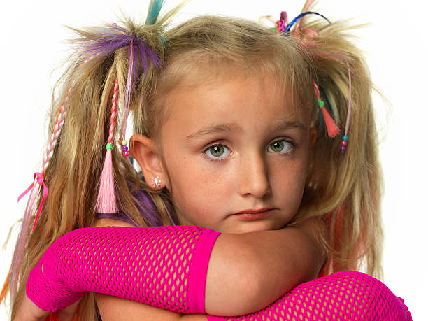 cool young girl stock photo