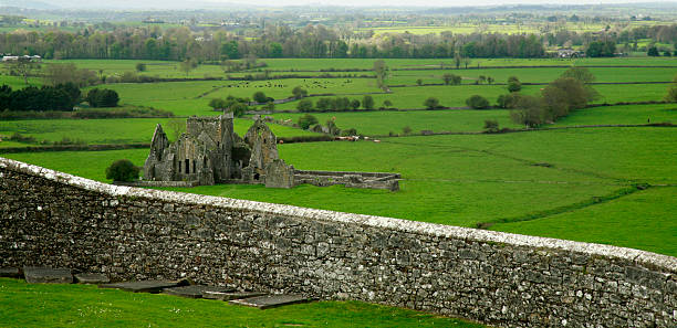 Ruins of an Abbey just down the hill from the Rock of Cashel in Tipperary county, Ireland.