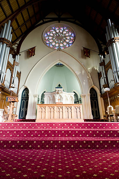 altar da igreja - episcopalian - fotografias e filmes do acervo