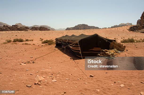 Beduinenzelt Stockfoto und mehr Bilder von Niemand - Niemand, Wüste, Zelt