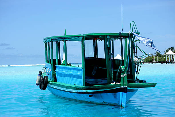 istock Fishing boat in the Maldives 172875422