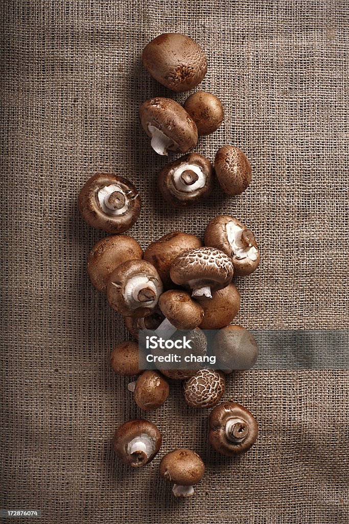 Baby Portobello Mushrooms Stock Photo - Download Image Now - Brown