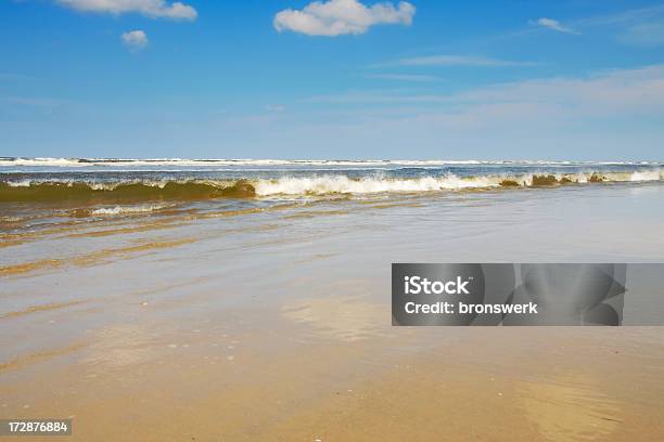 Beach Scene On An Island Stock Photo - Download Image Now - Beach, Beauty In Nature, Blue