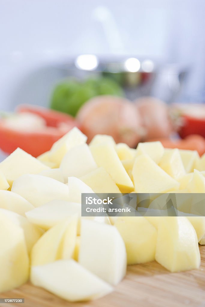 Cubos de batatas - Foto de stock de Alimentação Saudável royalty-free