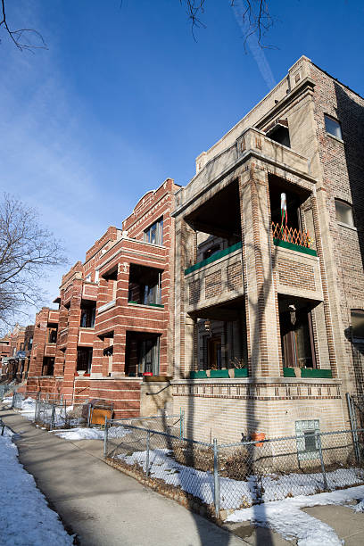 istock Chicago Ukranian Village Houses 172877376