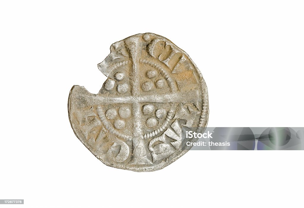 古代のイギリス硬貨-エドワード 3 世 - 14世紀頃のロイヤリティフリーストックフォト
