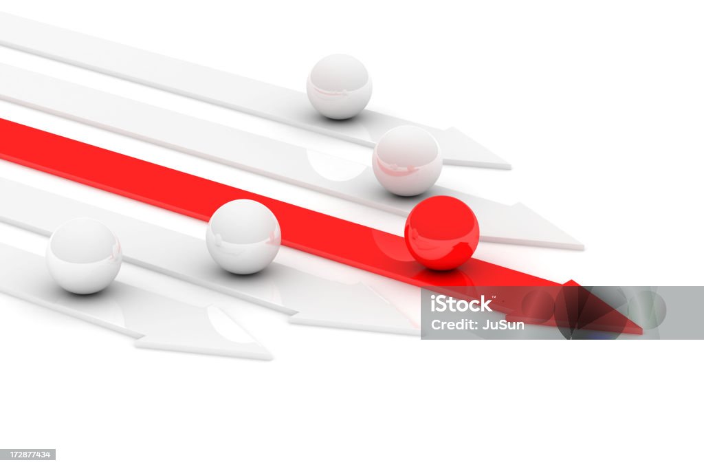 成功の赤い矢印 - 矢印のロイヤリティフリーストックフォト