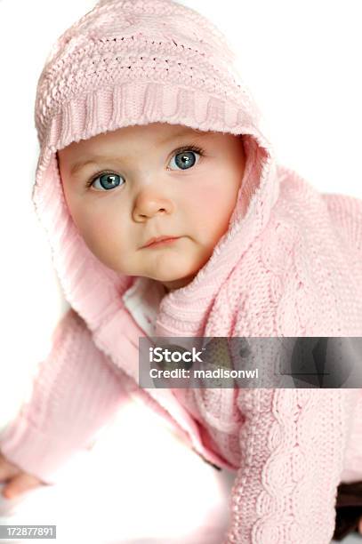 Pink Stockfoto und mehr Bilder von Baby - Baby, Blaue Augen, Ein weibliches Baby allein