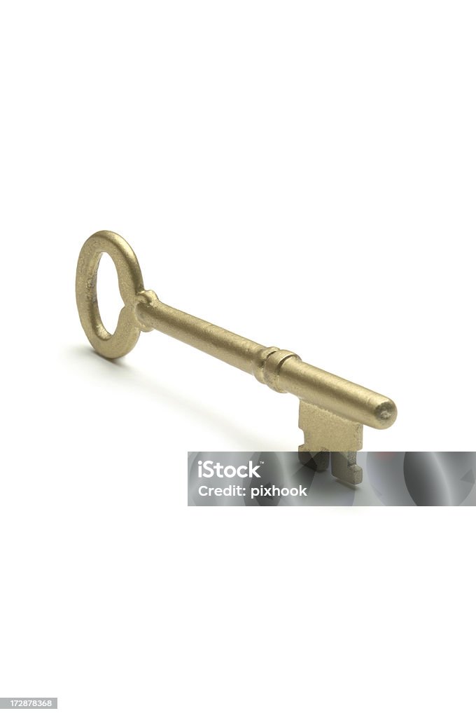 Golden Skeleton Key - Lizenzfrei Dietrich Stock-Foto