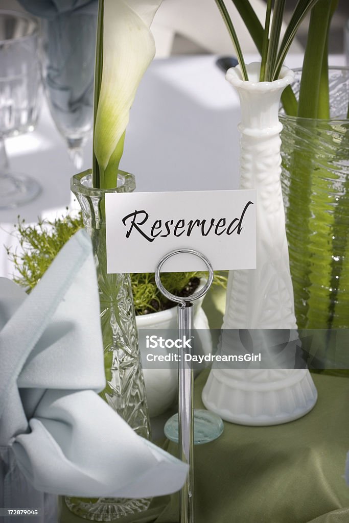 Znak zarezerwowany na eleganckie Tabela zdarzeń - Zbiór zdjęć royalty-free (Restauracja)