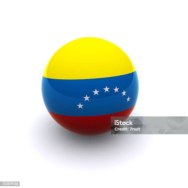 3 D Piłka Z Flaga Wenezueli - zdjęcia stockowe i więcej obrazów Ameryka Południowa - Ameryka Południowa, Czerwony, Flaga