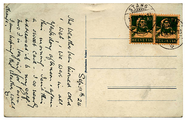 istock Postcard from Switzerland 1924 172879361