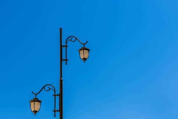 istock City lamp for street lighting and space around 1728795897