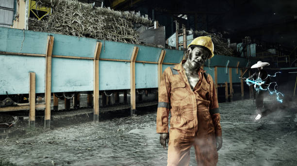 istock Scary zombie. Halloween concept 1728799666