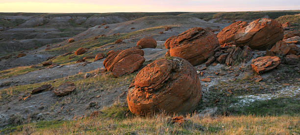 istock Red Rock Coulee in Alberta Panorama 172881681