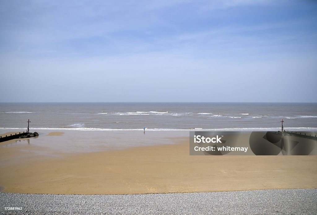 Opuszczona plaża - Zbiór zdjęć royalty-free (Anglia)