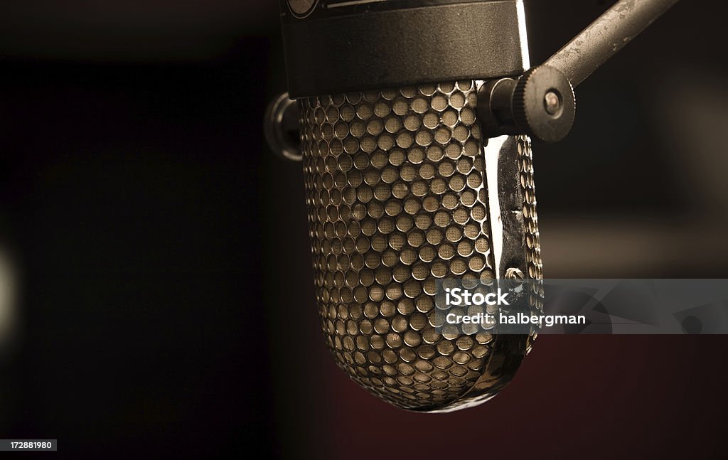 Microfone - Royalty-free Antigo Foto de stock