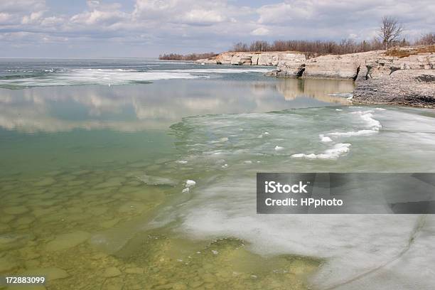 Early Spring At Steep Rock Manitoba Stock Photo - Download Image Now - Beach, Canada, Cliff