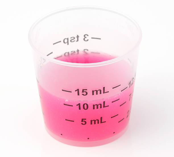 istock Medicine Dosing Cup with Pink Syrup 172884539