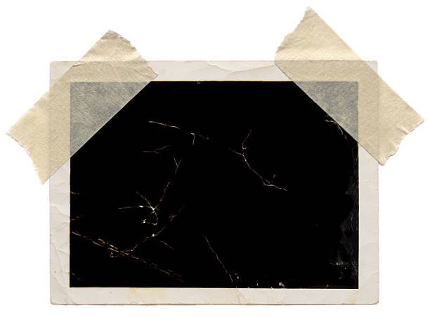 istock Vintage picture with masking tape 172885143