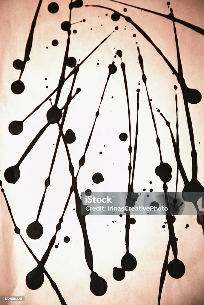 Капли краски - Стоковые фото Абстрактный роялти-фри