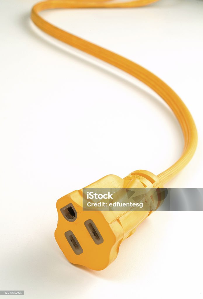 Conector macho - Foto de stock de Amarillo - Color libre de derechos