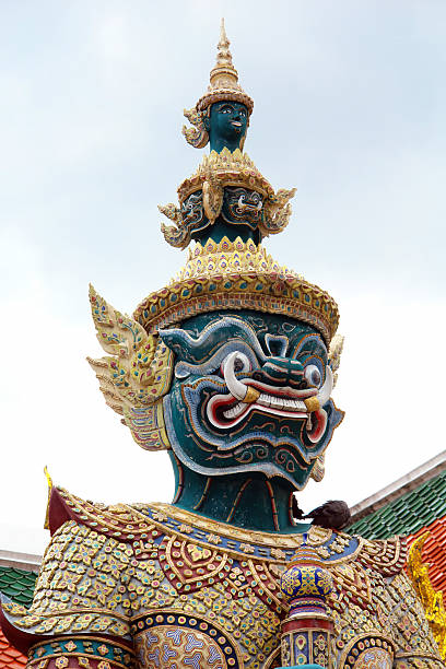 Giant Guardian in Bangkok stock photo