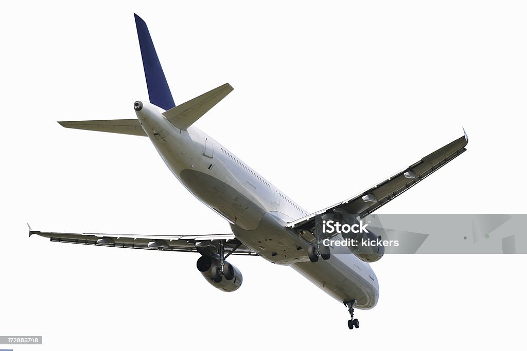 Airliner auf Weiß - Lizenzfrei Abheben - Aktivität Stock-Foto
