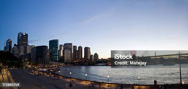 Foto de Panorama De Sydney Circular Quay e mais fotos de stock de Arte, Cultura e Espetáculo - Arte, Cultura e Espetáculo, Austrália, Azul