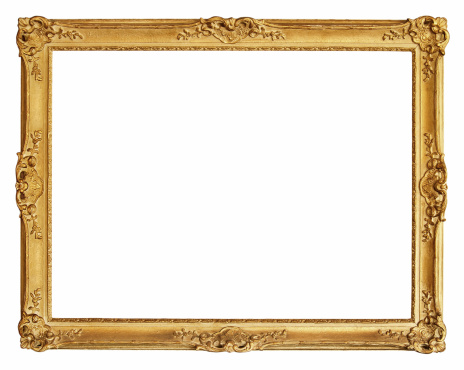 Big antique gold frame