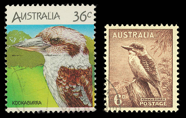istock Australia Kookaburra stamps 172885958