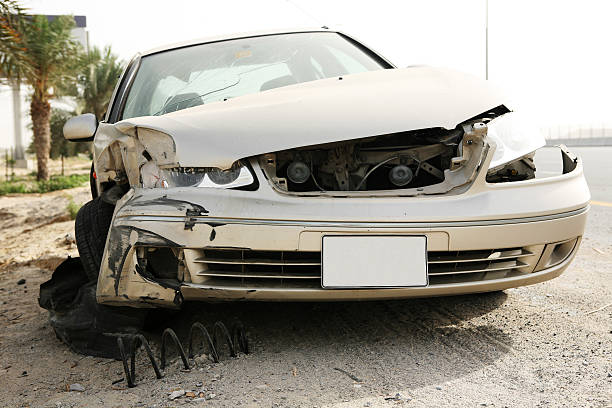 Car Accident Series stock photo