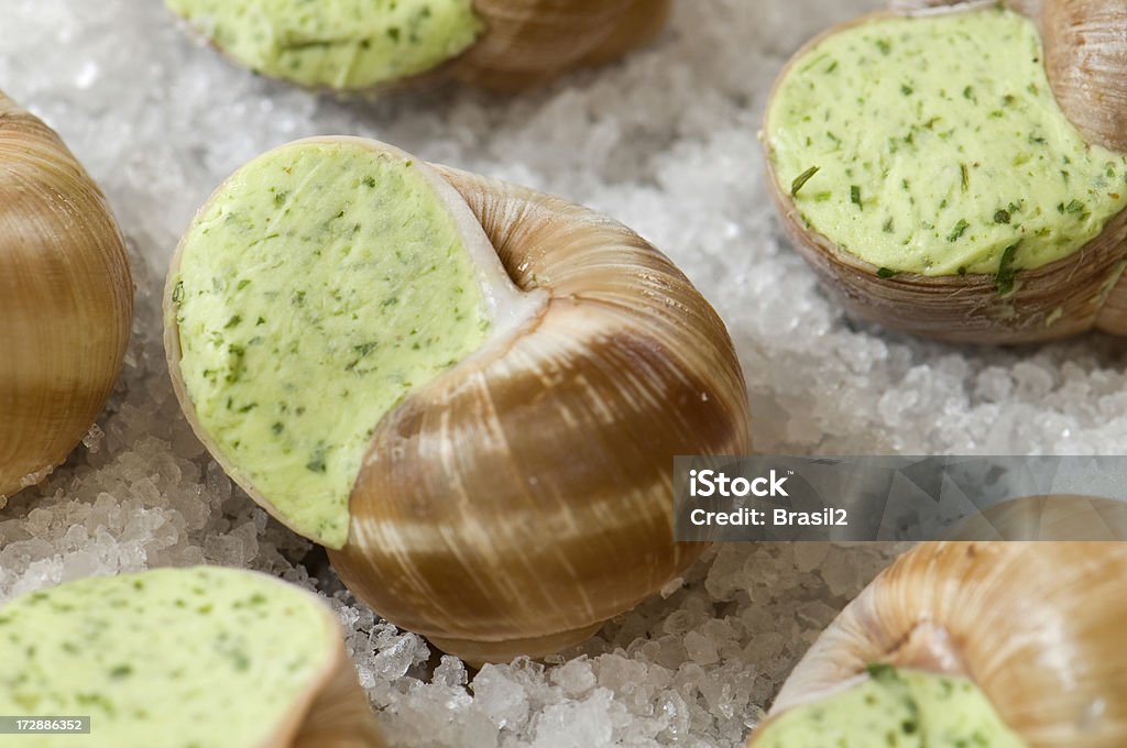 Escargots - Foto de stock de Ajo libre de derechos