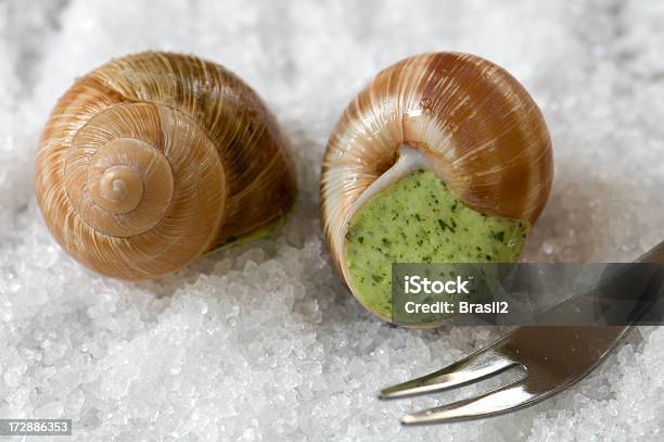 Escargots - Fotografias de stock e mais imagens de Agricultura - Agricultura, Alho, Almoço