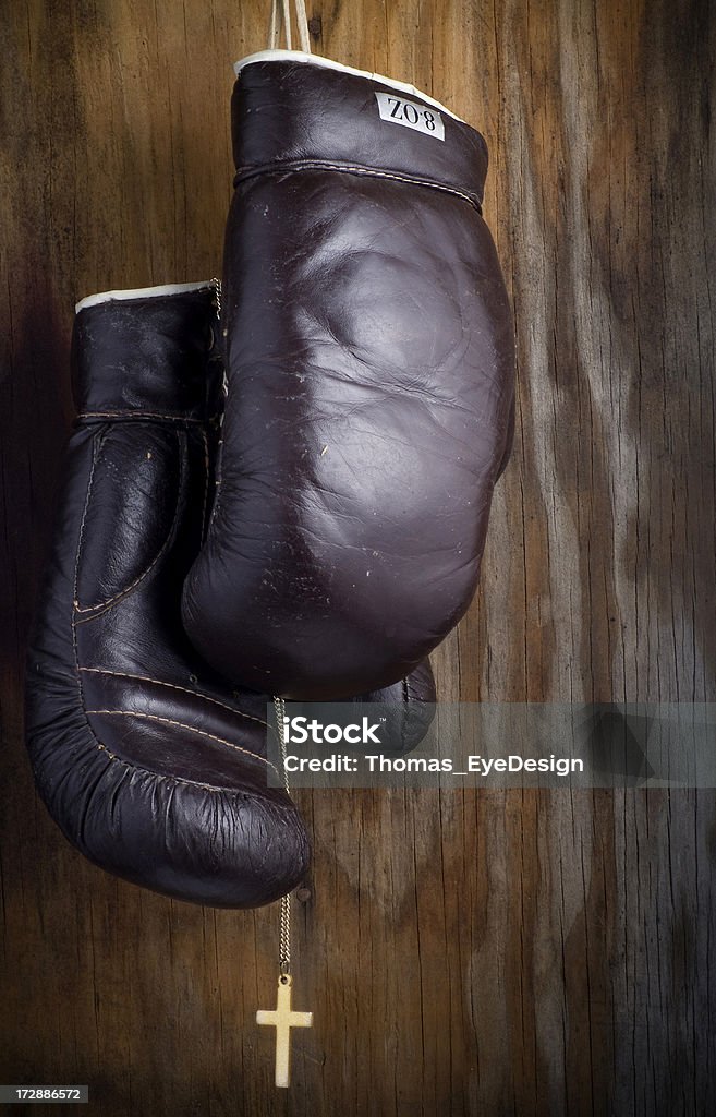 Guante de boxeo serie - Foto de stock de Anticuado libre de derechos