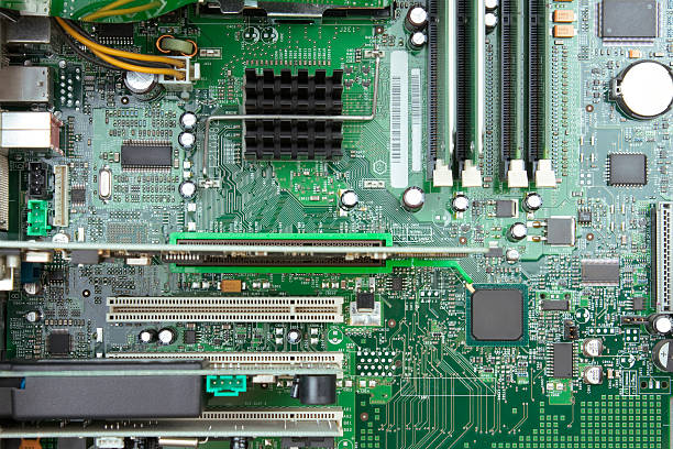 Computer Motherboard stock photo