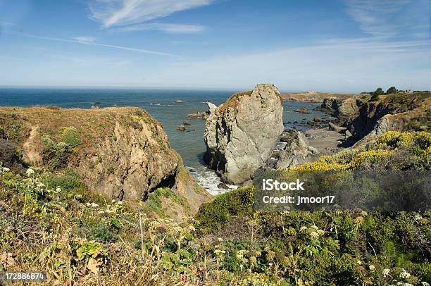 Pacific Coast Highway 101 Stock Photo - Download Image Now - Backgrounds, Beach, Blue