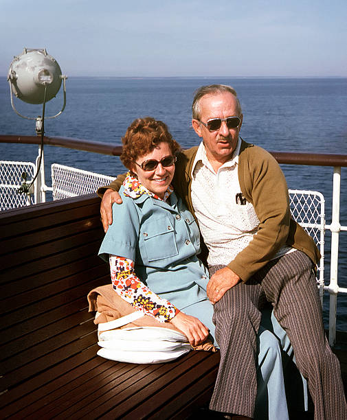 istock Mature couple holding each other on a boat 172887325