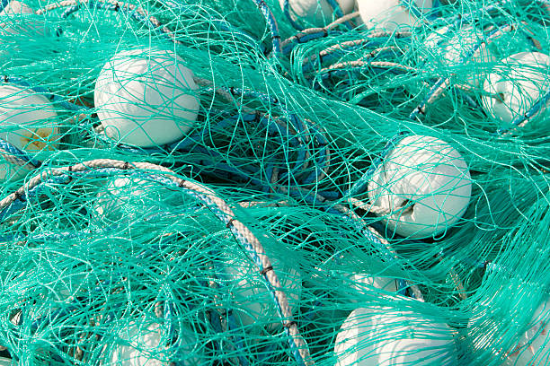 Fishing Net Detail stock photo